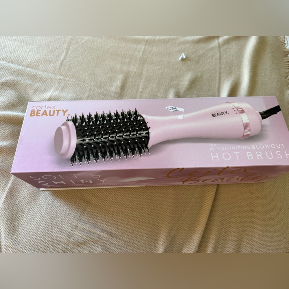 Pink Hot Brush Volumizing Hair Styler Brush